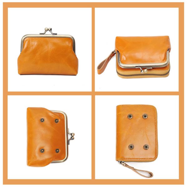 2 in1 PU Leather Card Holder with Blocking Case