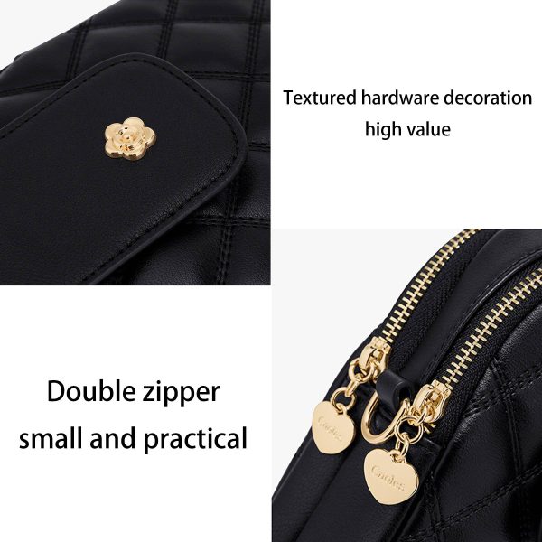 Genuine Leather Mini phone cross-body bag