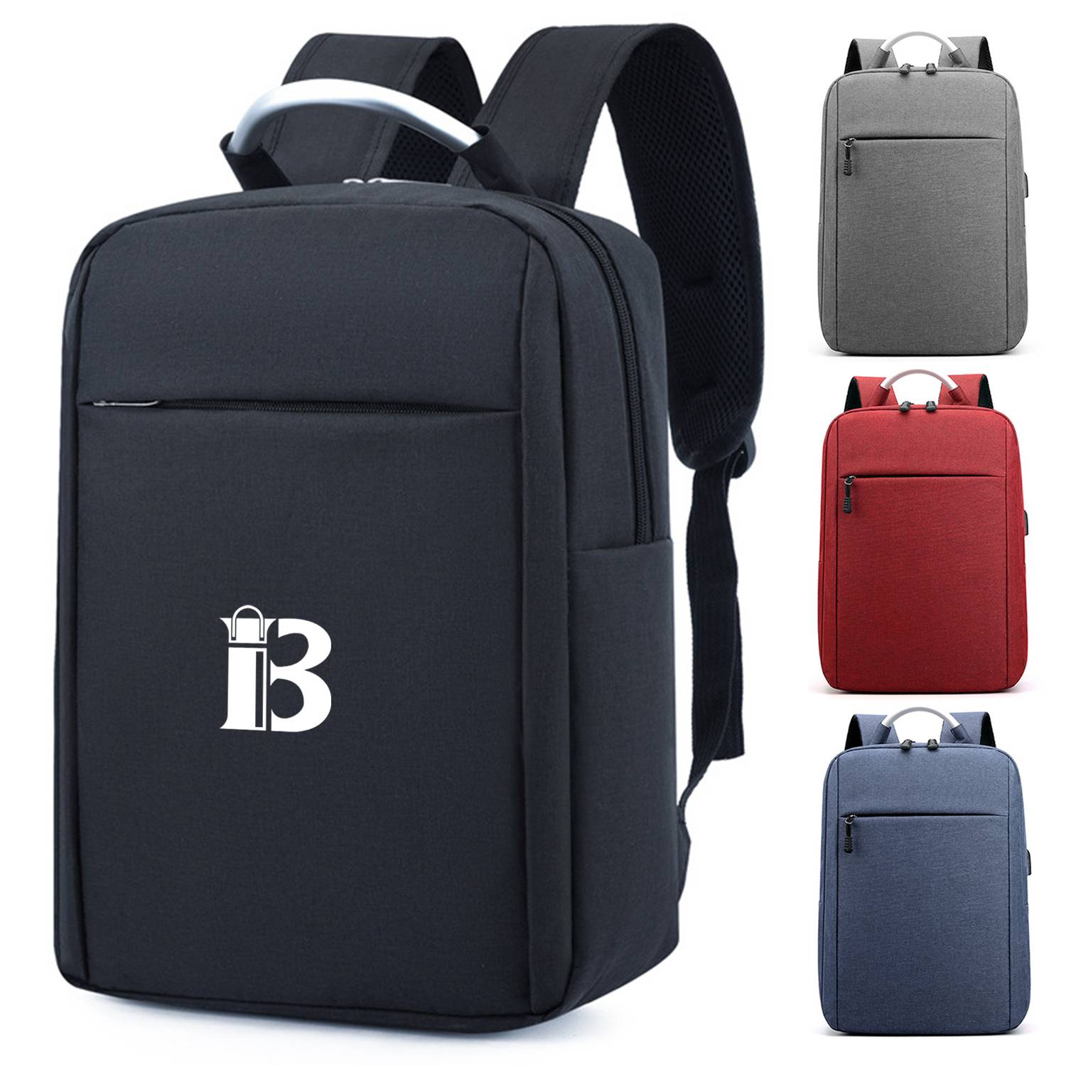 Oxford Backpack Laptop Bag for Travel With Charging Port
