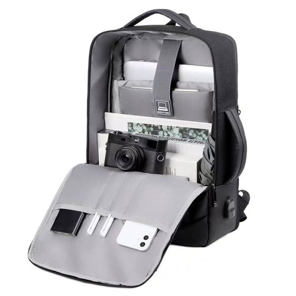 Large Capacity Travel Backpack With Usb Charging Port