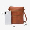 PU Leather Smal Multi Pocket Crossbody Bags