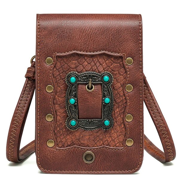 PU Punk women's shoulder cross-body bag