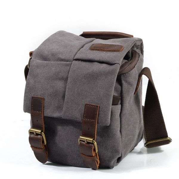 Vintage Canvase Camera Shoulder Messenger Sling Bag