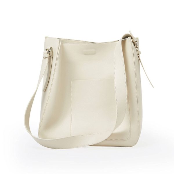 Genuine leather tote bag
