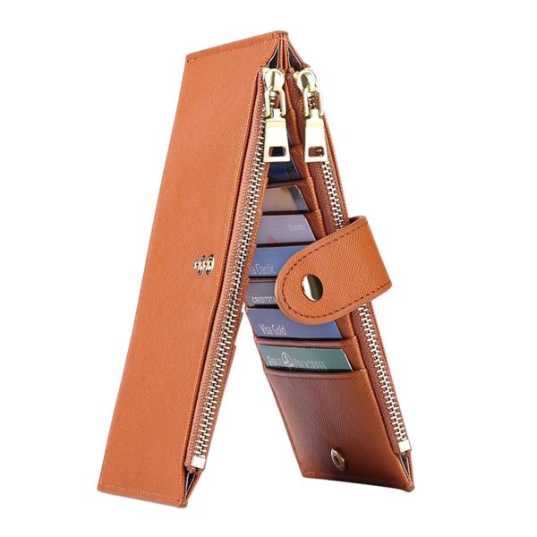 PU Leather Women's Purses RFID Bifold Wallet