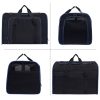 Oxford Large Collapsible Travel Puppy Cross-body Bag Black