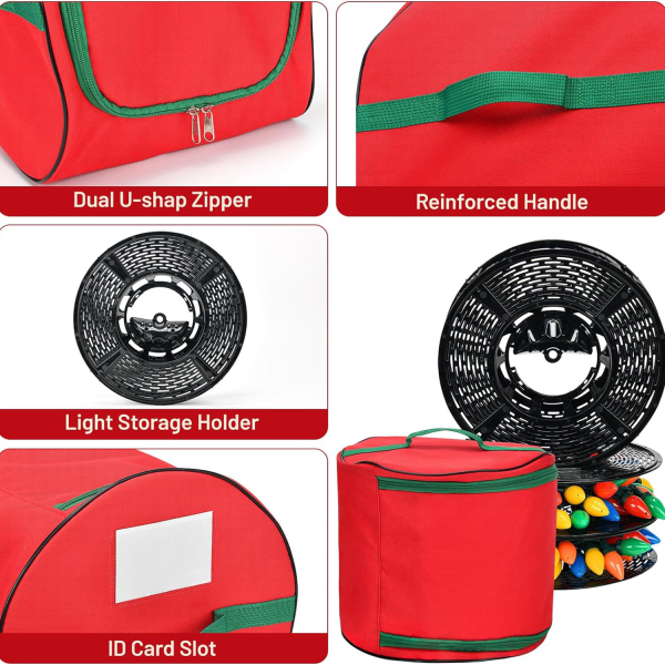 Oxford Christmas Light Storage Bag Set