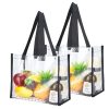 PVC Clear Shopping Tote Bag