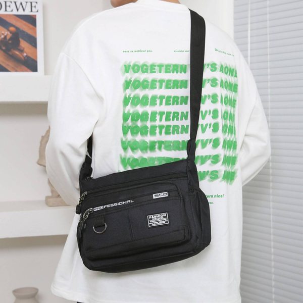 Men's Large Capacity Multi-layer Chest Bag W/ Side Pocket