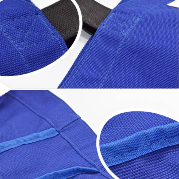 Blue Canvas Large Capacity Tote Bag