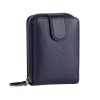 Genuine leather men's organ card bag