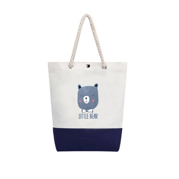 Cotton Rope Hand-held Canvas Shopping Bag