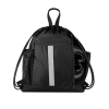 Drawstring Backpack With Shoe Compartment and Water Bottle