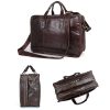 Leather Waterproof Briefcases Messenger bag for Men
