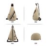 Canvas Small Crossbody Backpack Casual Daypack for Men Women