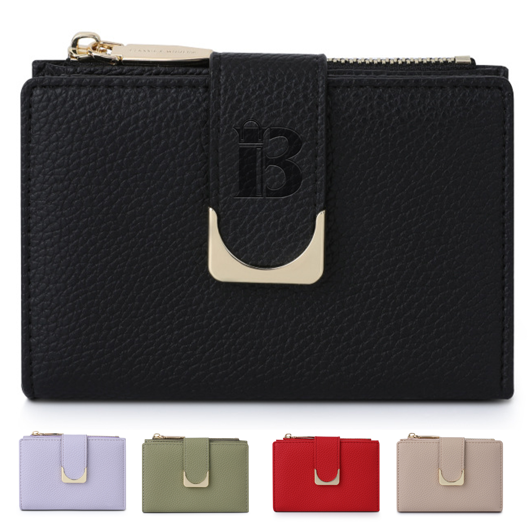 PU Stylish zippered coin purse