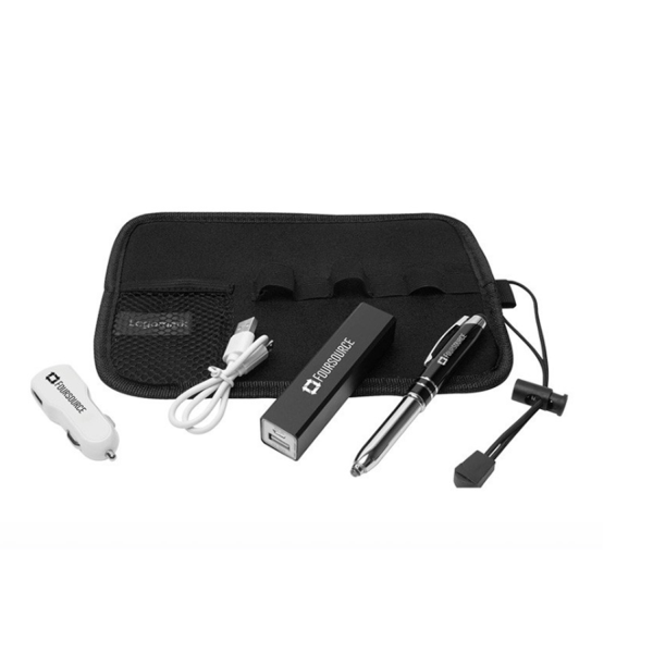 Neoprene Roll-Up Tech Organizer