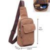 Canvas Crossbody Backpack for Women & Men Chest Bag