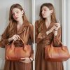 Genuine Leather Handbags Shoulder Crossbody Bag for Women