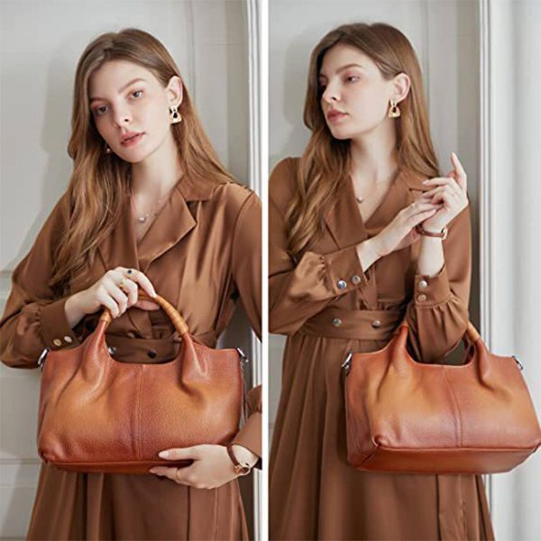 Genuine Leather Handbags Shoulder Crossbody Bag for Women