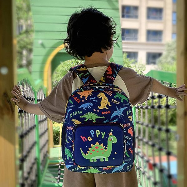 Cartoon Letter Dinosaur Backpack