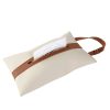 PU Leather Tissues Box with Hanging Strip