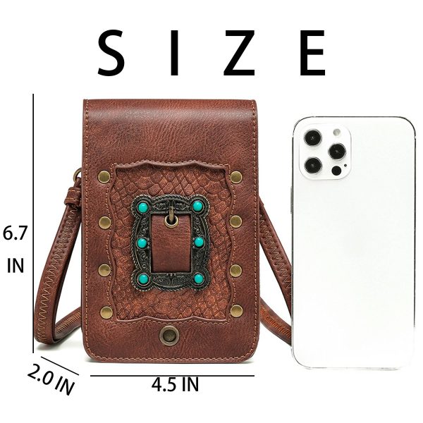 PU Punk women's shoulder cross-body bag