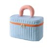 Polyester color contrast makeup bag