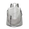 Polyurethane Women Purse Fashion Travel Shoulder Backpack
