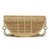 Wood Simple bamboo shoulder tote bag