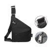 Large capacity multi-pocket shoulder bag