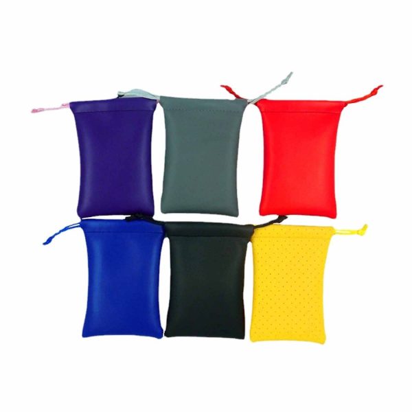 Luxury Leather Drawstring Pouch Bag