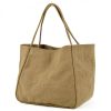 Jute Foldable Tote Bag for women
