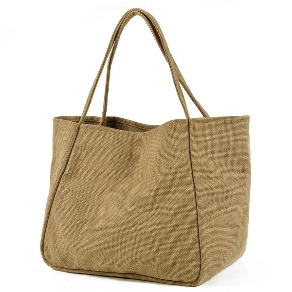 Jute Foldable Tote Bag for women