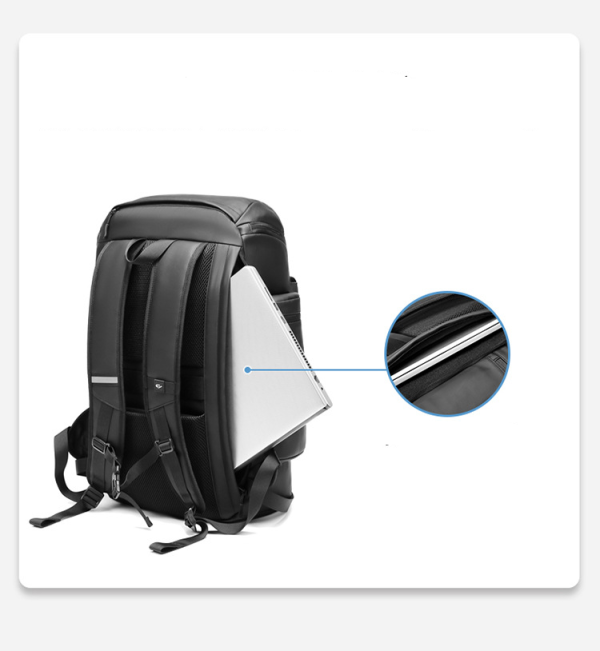 Gym backpack with shoe compartment for men