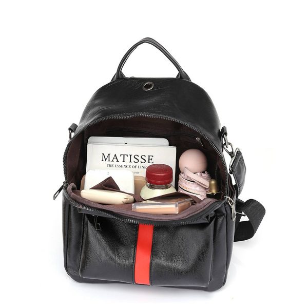 PU Leather Travel Backpack