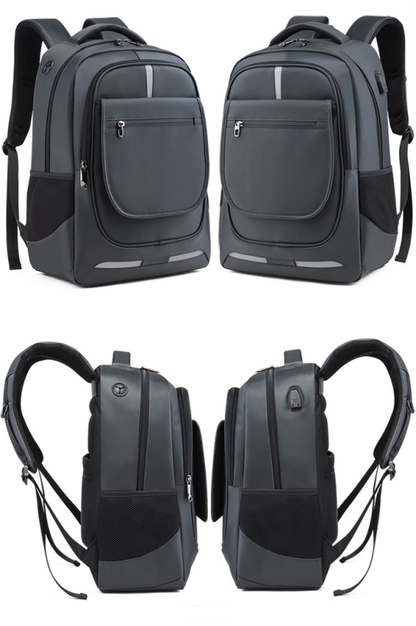 Slim Durable Canvas Laptop Backpack