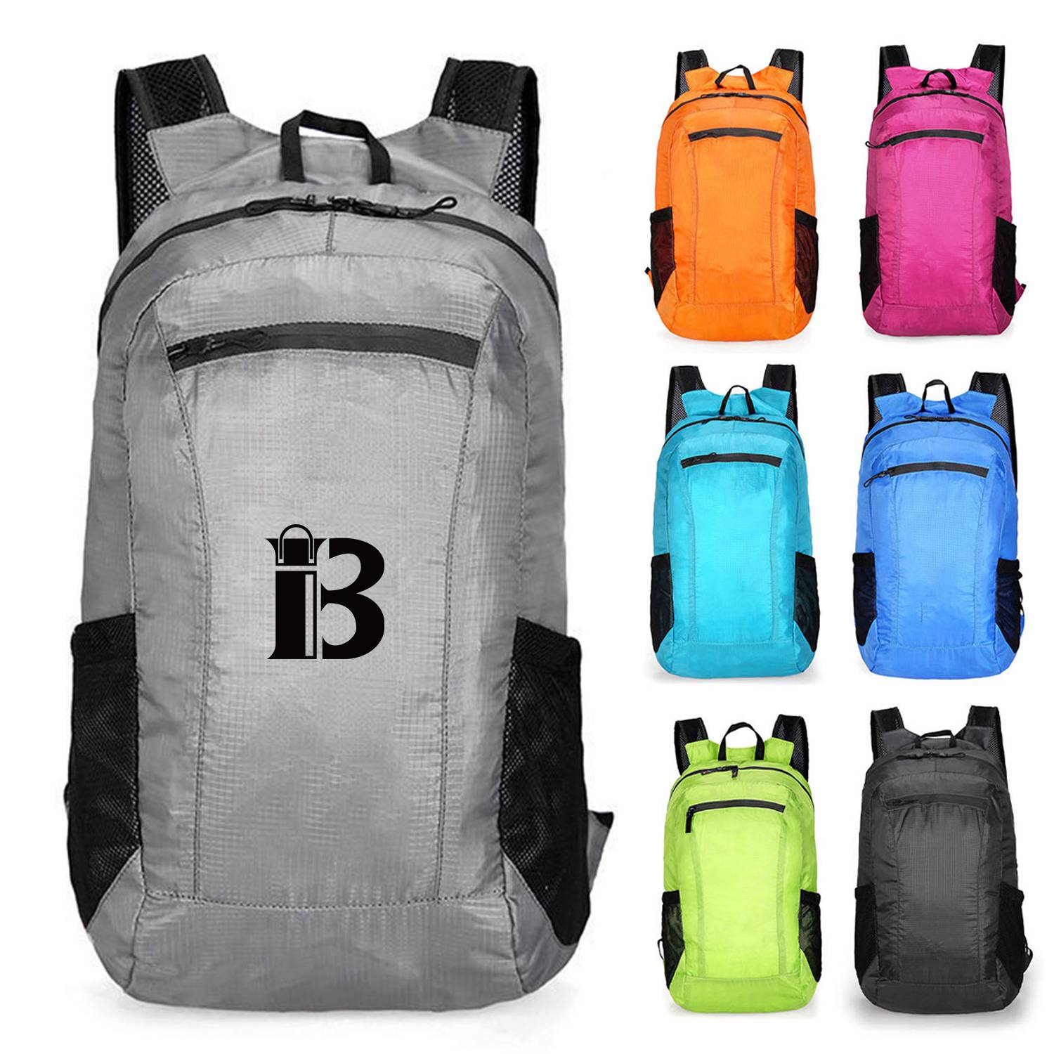 Polyester ultra-light foldable backpack