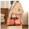 Genuine Leather Tote Handbag Cross-body Bag