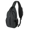 Oxford Chest Sling Bag With Earphone Port