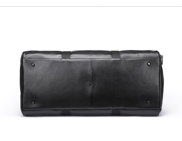 Genuine Leather Travel Weekender Duffel Bag for Men