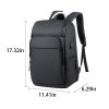 Nylon Large Capacity Travel Backpack With Usb Charging Port