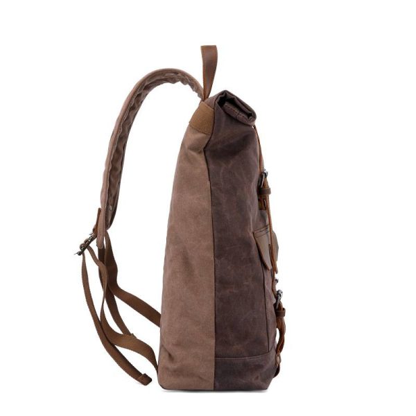 Waterproof Waxed Canvas Backpack for Men