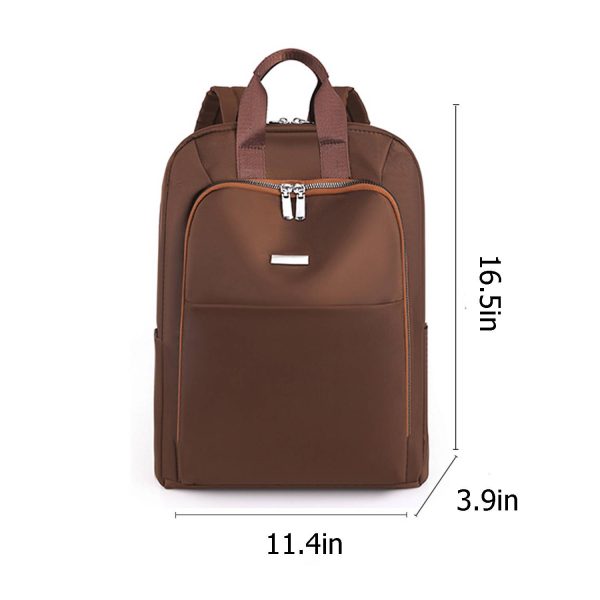 Nylon Laptop Backpack Lightweight Schoolbag