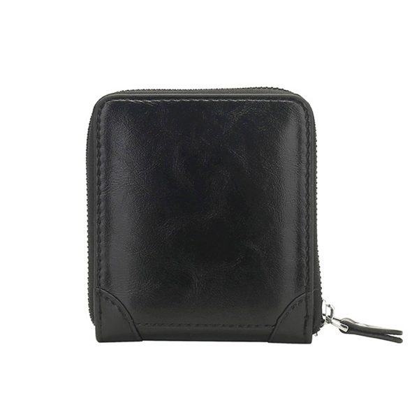 PU Fold Zipper Wallet Purse