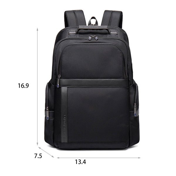 Polyester Multicolor Backpack with USB ChargerPort