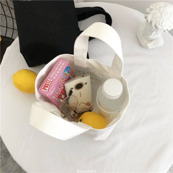 Canvas Shopping Gift Storage Packaging Handheld Bag