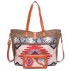 Canvas Cotton and linen hand-to-shoulder computer bag