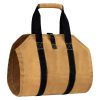 Canvas Large capacity outdoor hand-held firewood storage bag