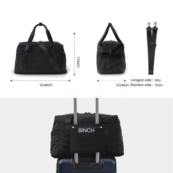 Women Travel Duffel Bags with Trolley Sleeve